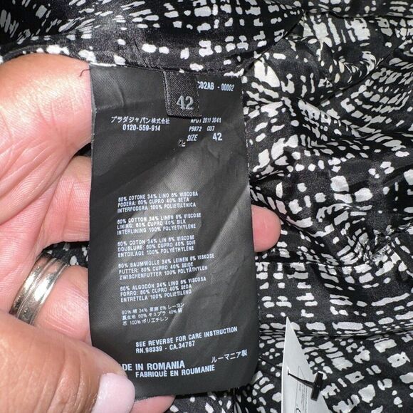 prada 2011 tweed pattern evening jacket Size US6 IT42 - Picture 5 of 6